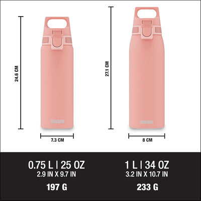 SIGG - Edelstahl Trinkflasche - Shield ONE - Für Kohlensäurehaltige Getränke Geeignet - Auslaufsiche