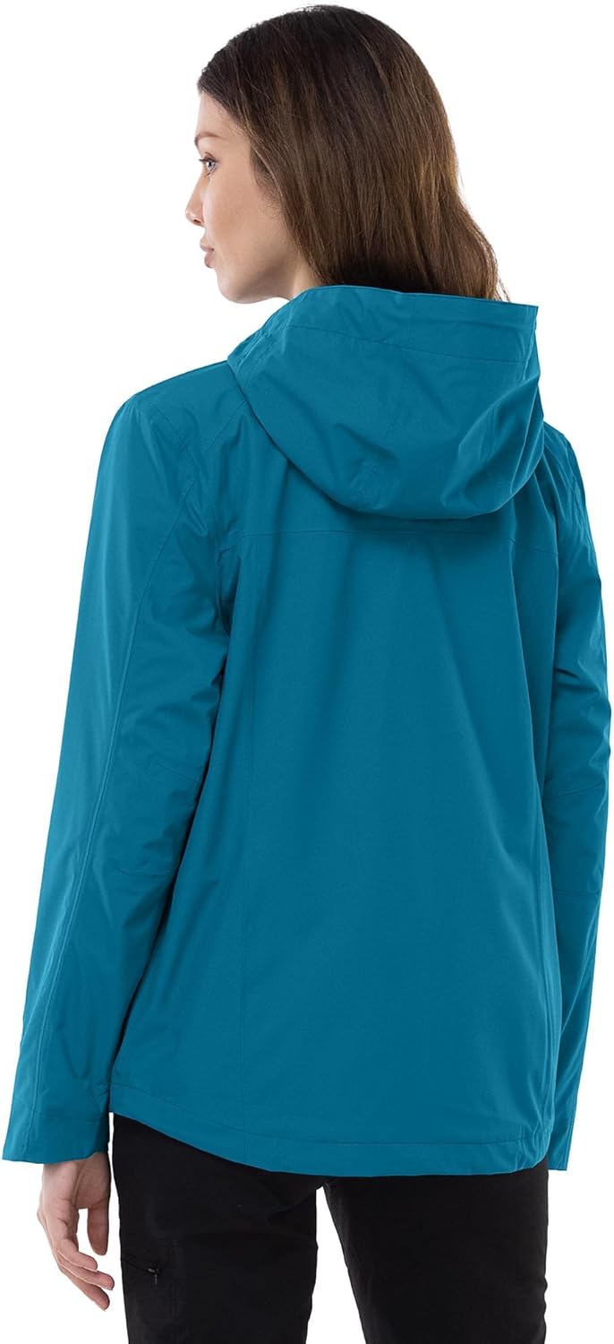 Outdoor Ventures Damen Regenjacke 10000MM Wasserdicht Leichte Gefüttert Packbar Sportjacke Funktions