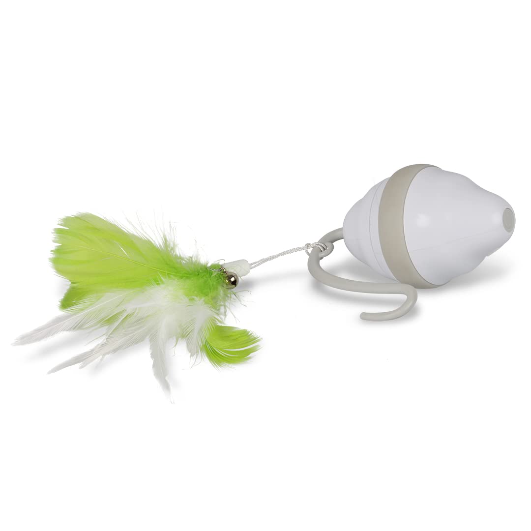 Ebi, Speedy Mouse 13,5 x 12,5 x 6,8 cm, Weiss/Grün, Spielzeug, Weiss/Grün, Katze