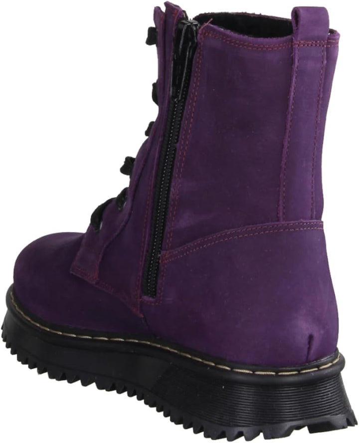 Däumling Mädchen Rudi Stiefelette 36 EU Country Aubergine, 36 EU Country Aubergine