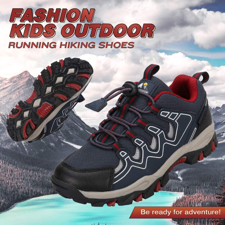 UOVO Turnschuhe Jungen Wasserdicht Wanderschuhe Sneakers Kinder Trekking Schuhe Outdoor Sportschuhe