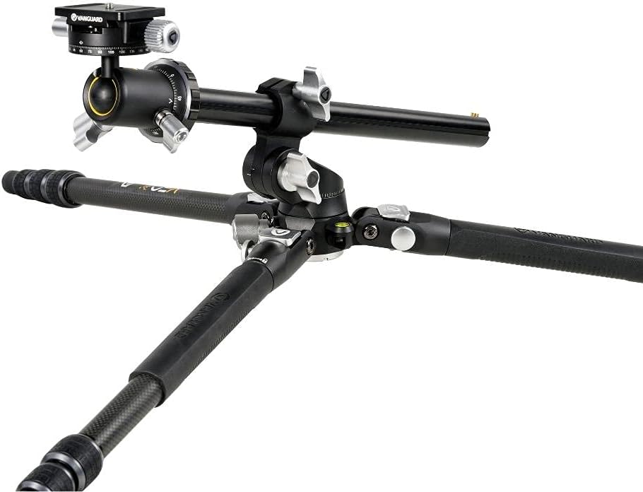 Vanguard VEO3T+ 264CB - Dreibein-Reisestativ, Makrostativ & Monopod aus Carbon - Multi-Mount fähig -