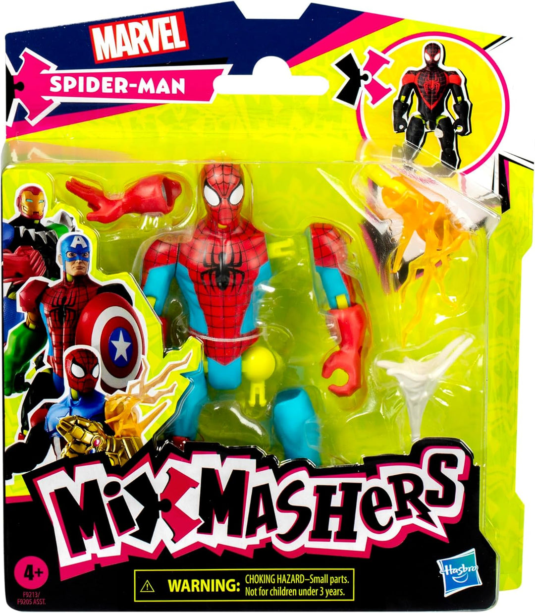MixMashers Marvel Spider-Man Mix-and-Match Action-Figur & Accessoires, Spider-Man