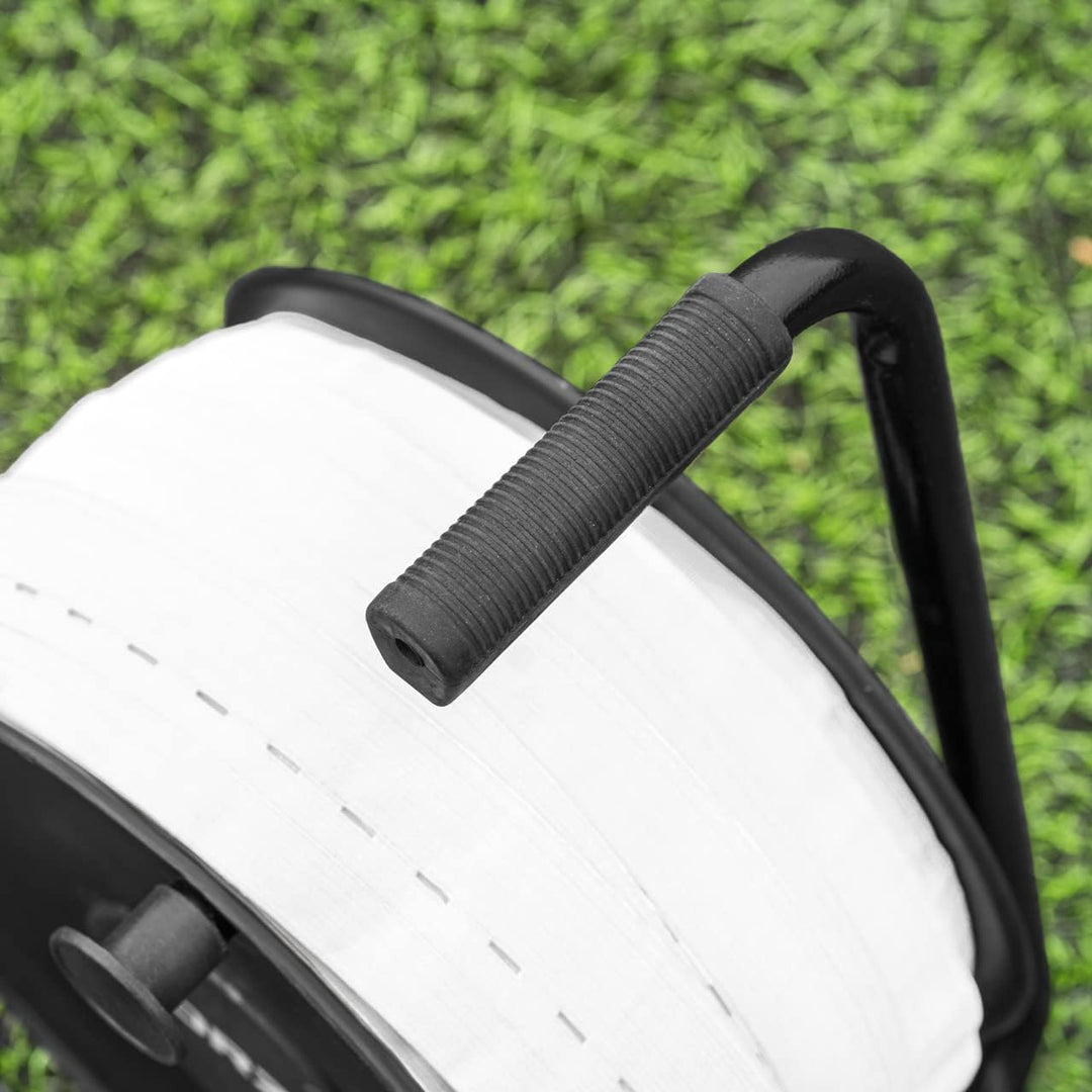 FORZA 100m Spielfeldmarkierungsband [3 Farben] - Linienmarkierung für Sportplätze Weiss, Weiss