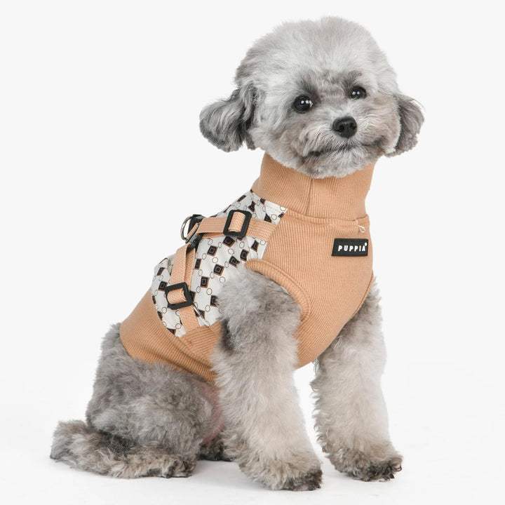 Puppia Jace Jacket Hundegeschirr Pullover Warm Winter Rautenmuster für kleine und mittelgrosse Hunde