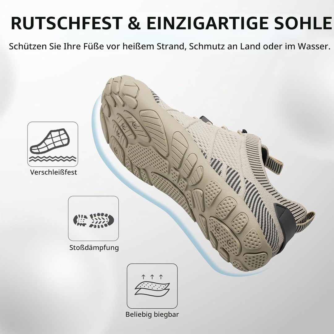 IceUnicorn Barfussschuhe Damen Herren Breite Traillaufschuhe Zehenschuhe Unisex Schwimmschuhe Strand
