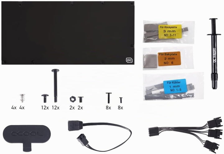 Alphacool Eiswolf 2 AIO - 360mm RTX 3090 TI Strix/TUF mit Backplate