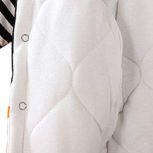 JiAmy Vine Baby Overall Strampler Winterjacke Unisex Cartoon Baby Strampelanzug mit Kapuze 3 Monate