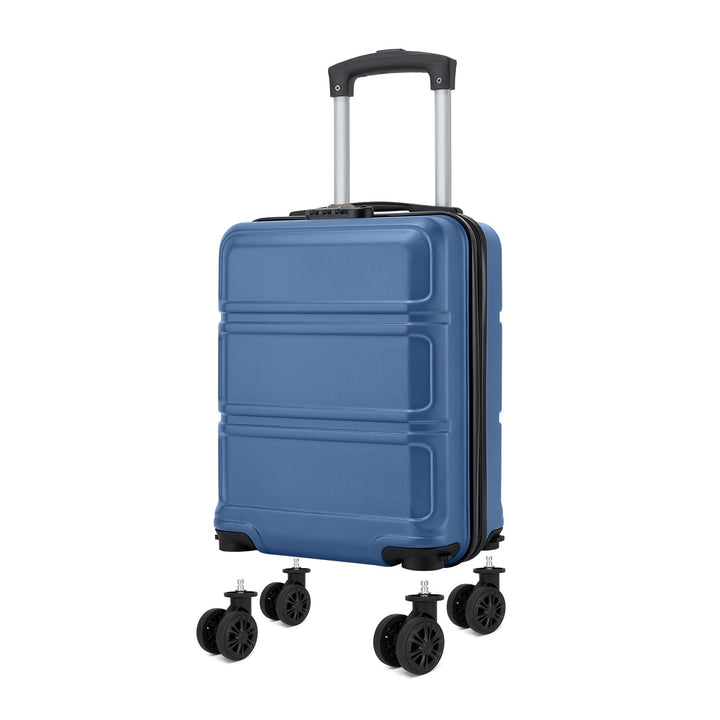 KONO Handgepäck Koffer mit abnehmbaren Rollen, 40x30x20 cm ohne Rollen, Leichter Kabinen-Koffer klei