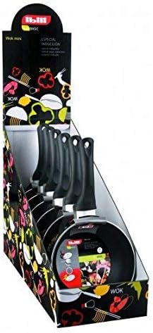 IBILI Wok INDUBASIC 16 cm, Stainless Steel, schwarz 16 cms, 16 cms