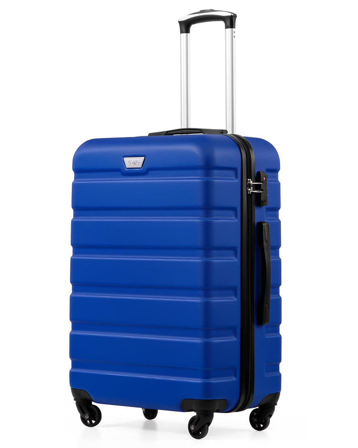 COOLIFE Koffer Gross 77cm XL, PC+ABS, Rollkoffer mit 360° Spinner Räder | TSA Zahlenschloss, Leicht