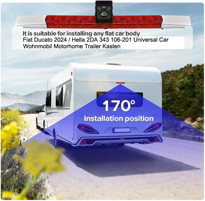 Drittes Bremsleuchte Kamera Bremslicht Einparkkamera Rückfahrkamera for FIAT Ducato aus 2024/Hella 2