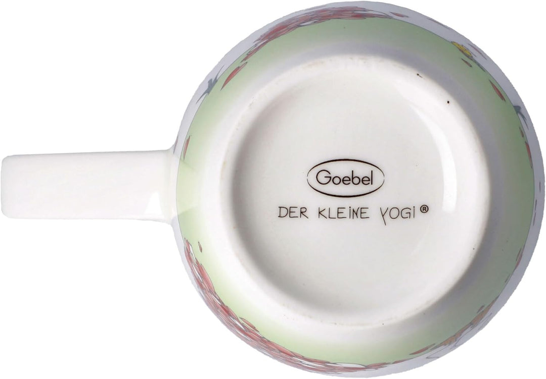 Goebel Wohnaccessoires Der kleine Yogi - Für Dich gesammelt - Teetasse mit Deckel und Sieb