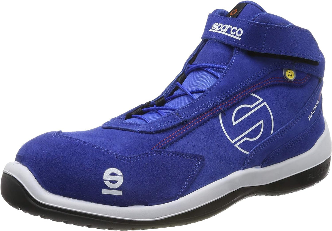 Sparco Unisex Racing EVO Industrial Shoe, Blau, 43 EU