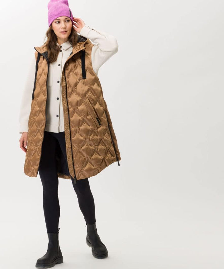 BRAX Damen Style Francy Lab Scuba Overshirt Übergangsjacke 36 Weiss (Shell 97), 36 Weiss (Shell 97)