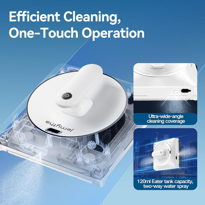 Fensterputzroboter mit 120 ml Tank ‎weiss, ‎weiss
