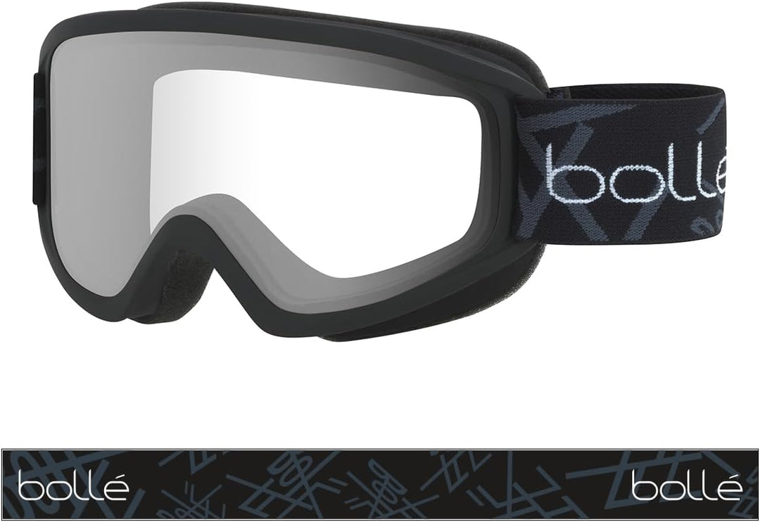 Bollé - FREEZE & PLUS Skibrillen Schwarz matt optimale Sicht, beschlagfreier, kratzfester Schutz, Do
