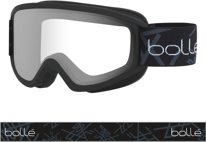 Bollé - FREEZE & PLUS Skibrillen Schwarz matt optimale Sicht, beschlagfreier, kratzfester Schutz, Do