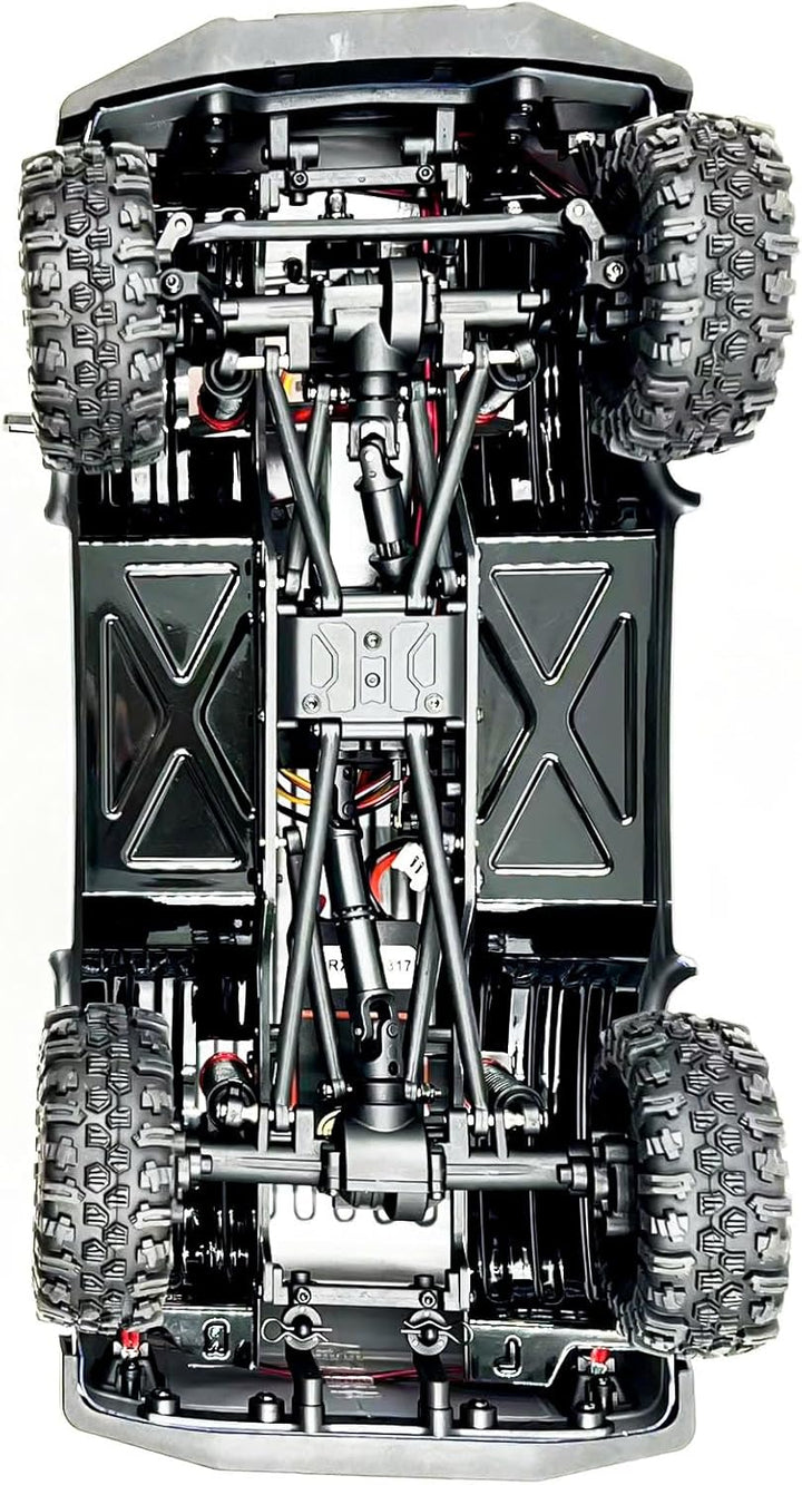HOBBYPLUS CR18P EVO 2 RockVan RC Crawler - 1/18 Mini RC Crawler mit Zwei-Gang-Getriebe, Ganzmetallge