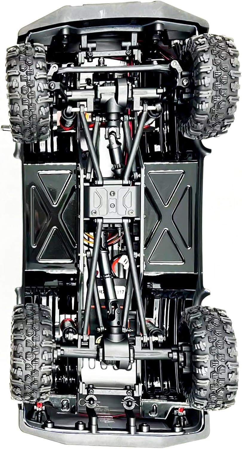 HOBBYPLUS CR18P EVO 2 RockVan RC Crawler - 1/18 Mini RC Crawler mit Zwei-Gang-Getriebe, Ganzmetallge