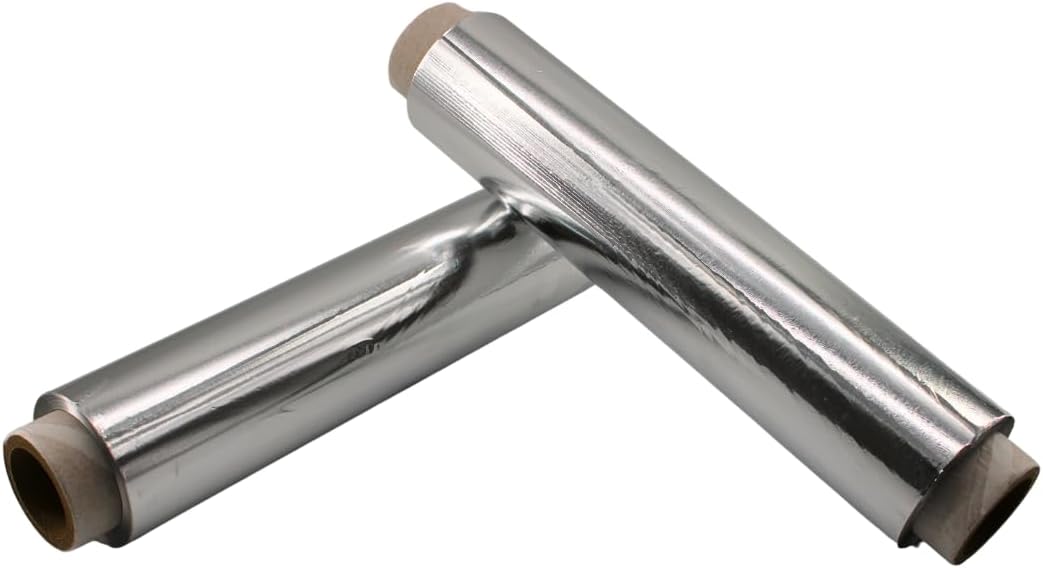 Enpack Alufolie 30cm x 150m - 4 Rollen Aluminiumfolie - Alu Folie für die Küche, Grill, Friseur, bas