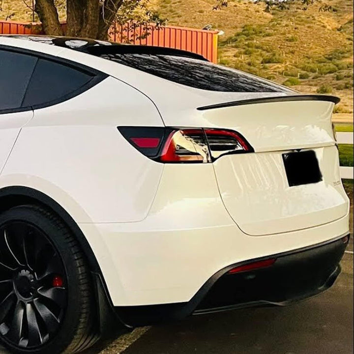 BONRYAN Geeignet für Tesla Model Y Spoiler Original Heckspoiler Flügel Lippe glänzend schwarz für 20