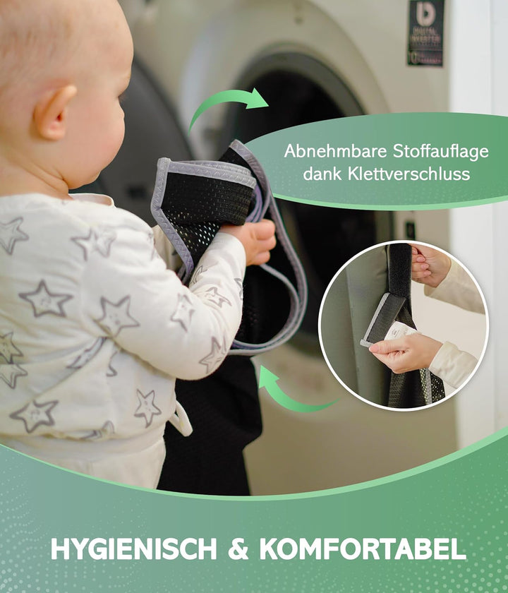 RAWVEL® Rausfallschutz aufblasbar Premium - [NEU 2024] - passend für alle Betten Zuhause & auf Reise