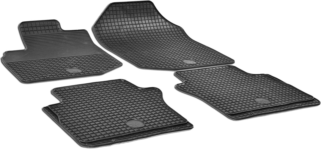 WALSER DirtGuard Gummi Fussmatten Auto kompatibel mit Honda Jazz III 2007-Heute, Honda City (GM2, GM
