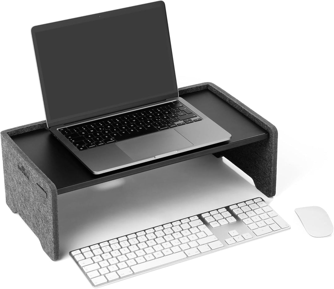 Durable Schreibtischaufsatz Effect für Monitore und Laptops, höhenverstellbar, aus 60% recyceltem PE
