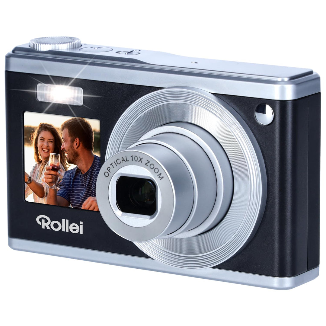 Rollei Compactline 10X - 20 MP - 10x optischer Zoom; Selfie Display; Erleben Sie Perfektion in jedem