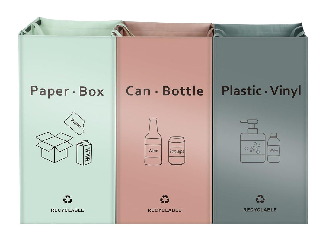 JIALAI HOME Separate Recycling-Müllbeutel für Küche und Zuhause – 42 Gallonen Recyclingbehälter (ros