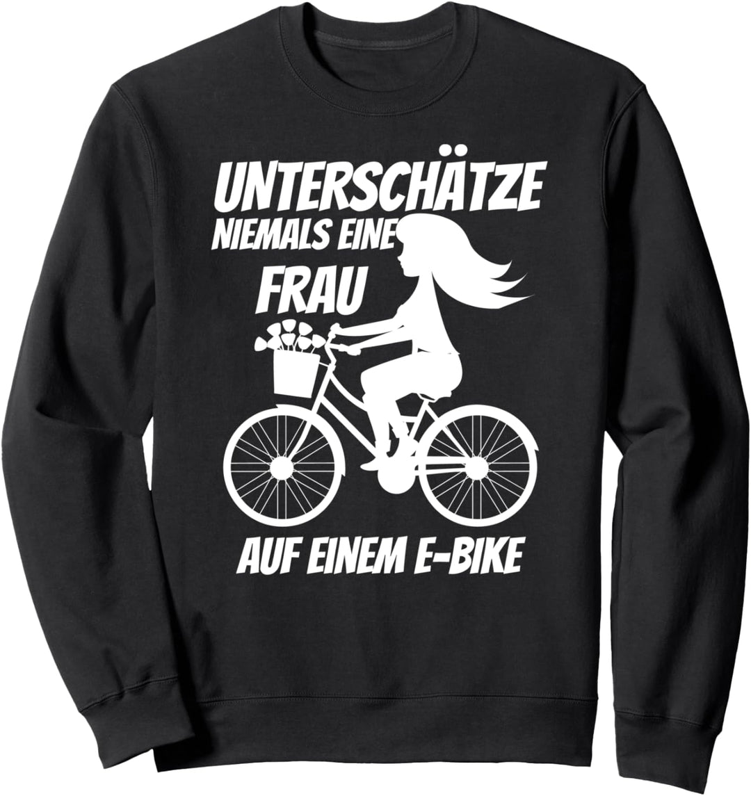 E-Bike Fahrer Geschenk T-Shirt Ebike Pedelec Elektrofahrrad Sweatshirt