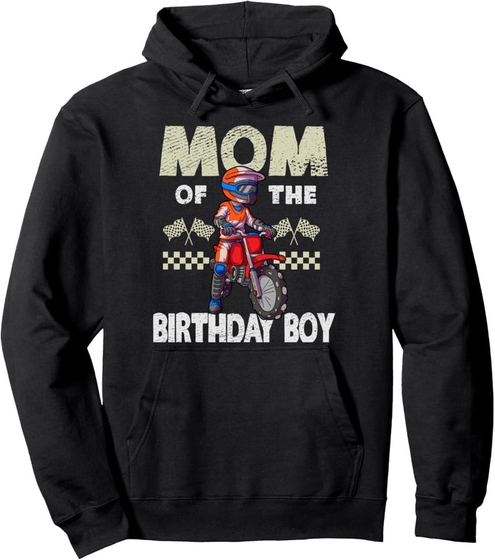 Motocross MX Mom Birthday Boy MX Familie Dirt Bike Geburtsta Pullover Hoodie