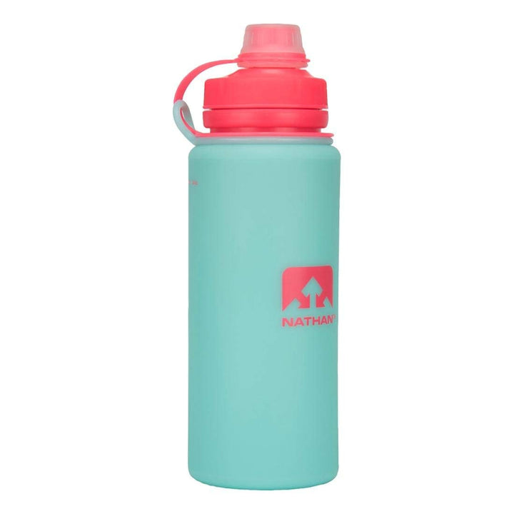 Nathan FlexShot, BPA-freie Wasserflasche, 750 ml Hellblau, Hellblau