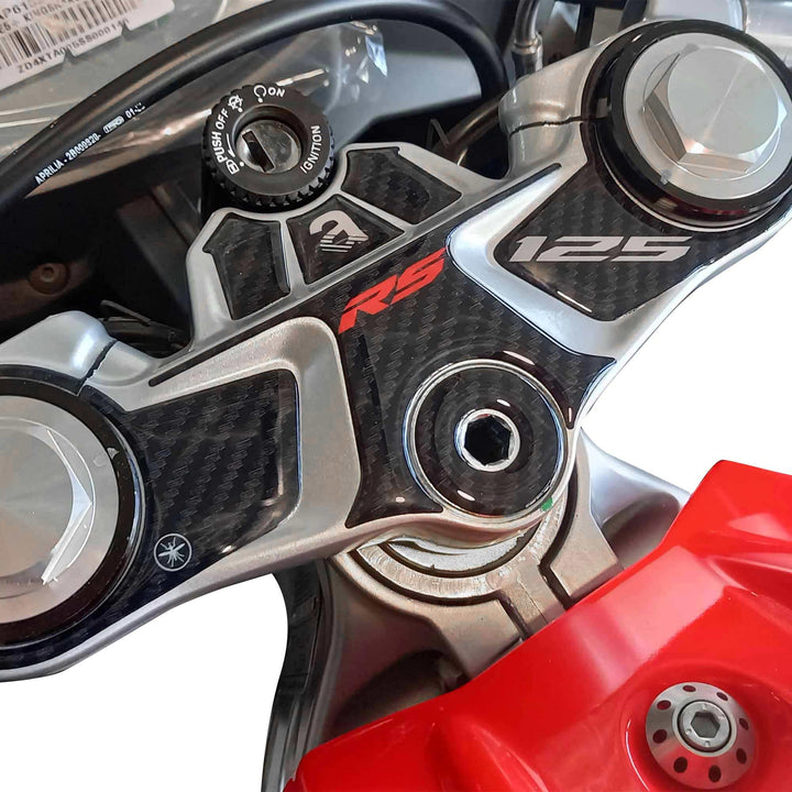labelbike - 3D Aufkleber für Motorrad Lenkplattenschutz und Dekoration aus Harz kompatibel mit April