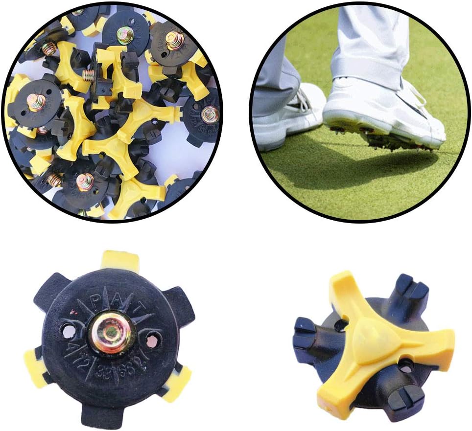 MamimamiH-Golf-Schuh-Spikes, Stinger-Schraube, klein, Metall-Gewinde für Golf-Sport-Schuhe, 56 Stück