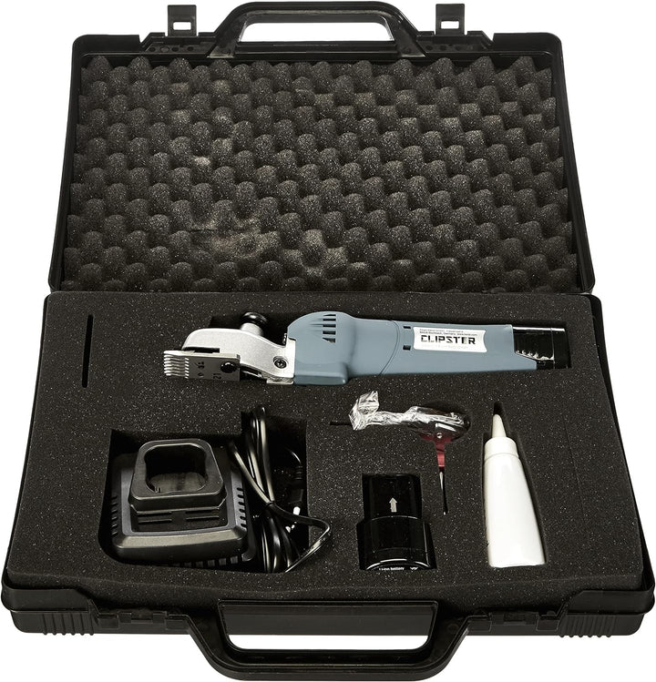 Kerbl 181891 Akku2 FarmClipper, Rind, inkl. 2 Akkus, 21/23 Zähne, Blau Single