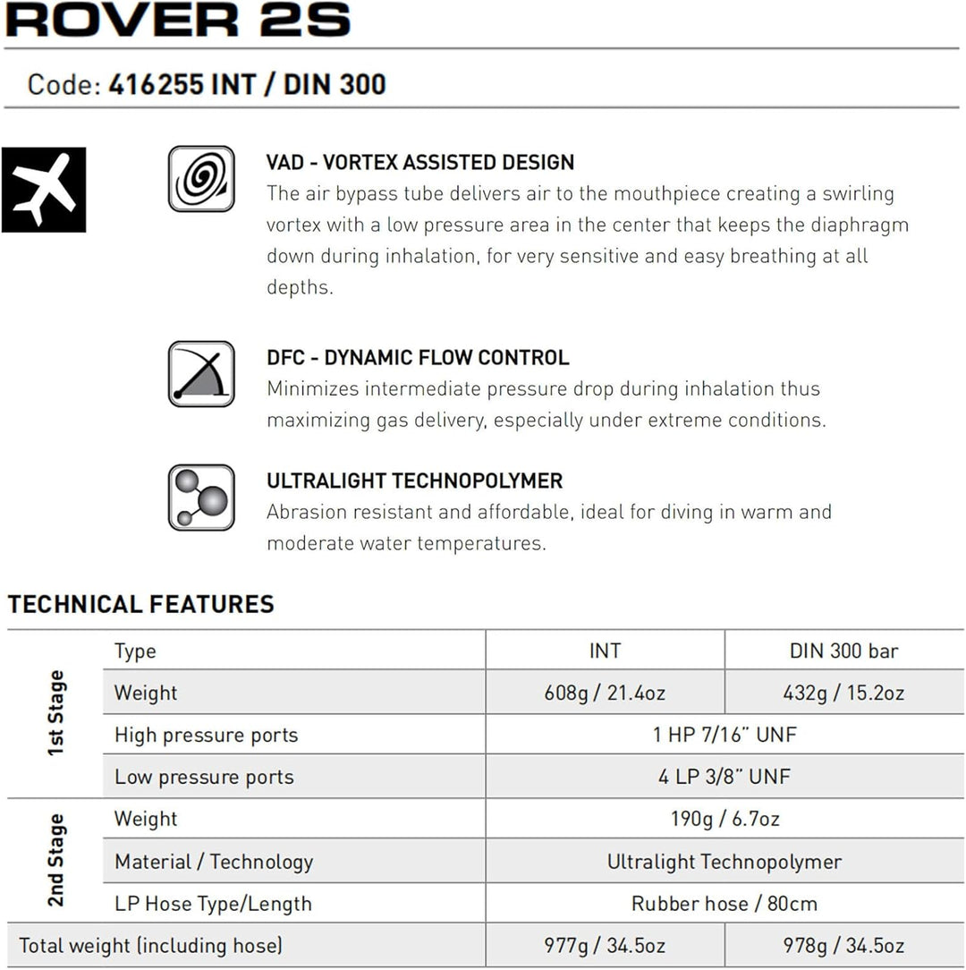 Mares Rover 2s One Size