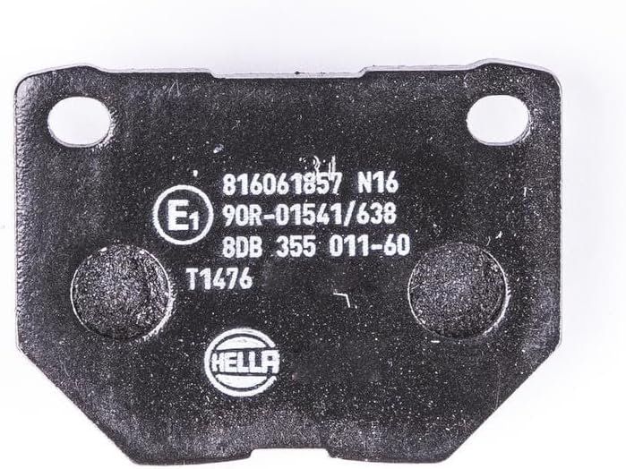 HELLA PAGID 8DB 355 011-601 Bremsbelagsatz - T1476 - Dicke/Stärke: 15.8mm - Bremssystem: Akebono - m