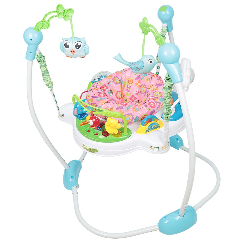 Jumperedoo, 360-Grad-Drehspass mit fröhlicher Musik, Lichtern und Geräuschen, für Babys und Kleinkin