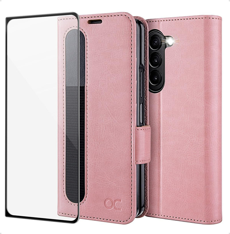 OCASE Aktualisierte Version Hülle Samsung Galaxy Z Fold 5 5G Handyhülle [mit S Pen Halter] [Vorderse