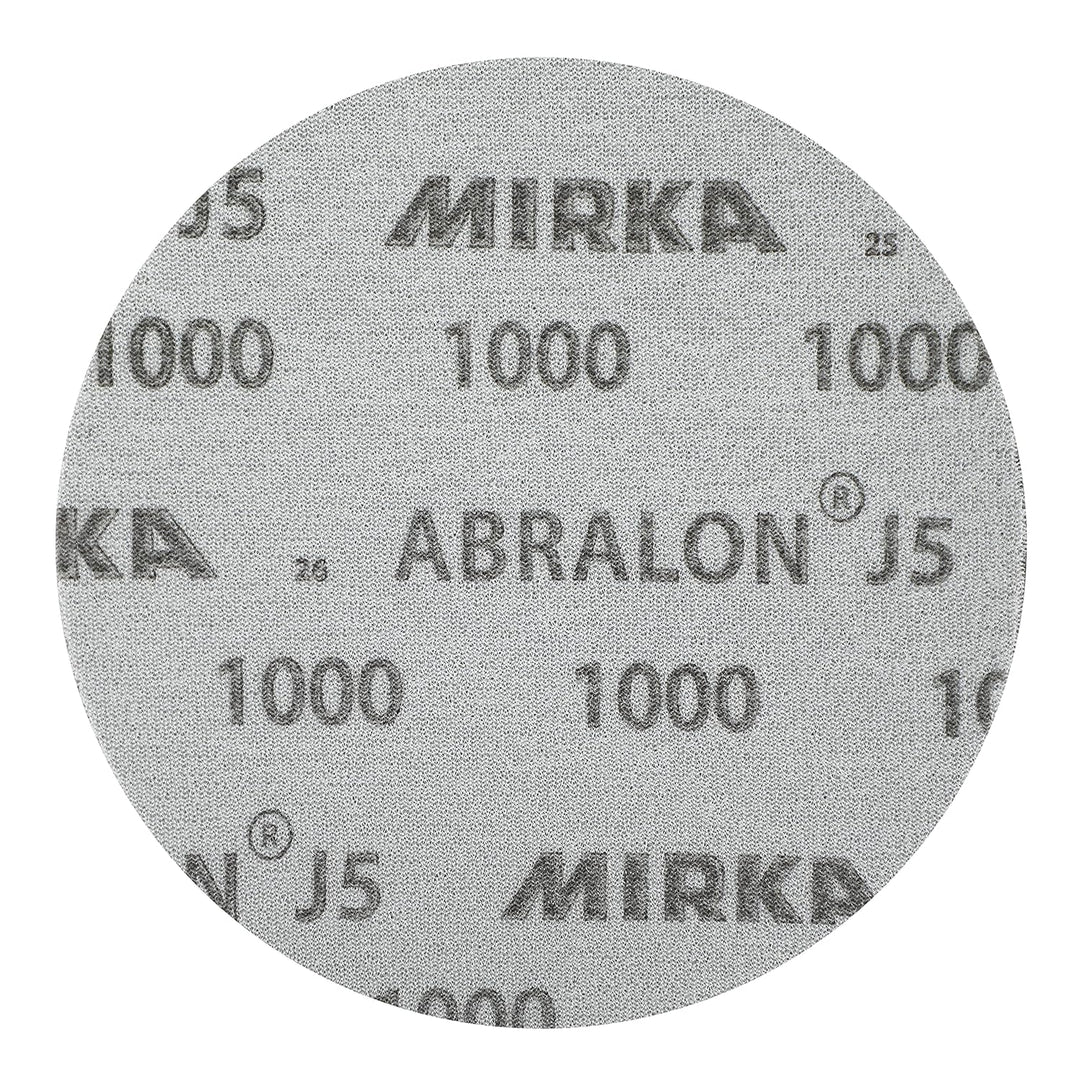 Mirka Abralon J5 Schleifpad Polierpad 150mm 1000 Körnung, 20/Pack, zum Schleifen und Polieren von La
