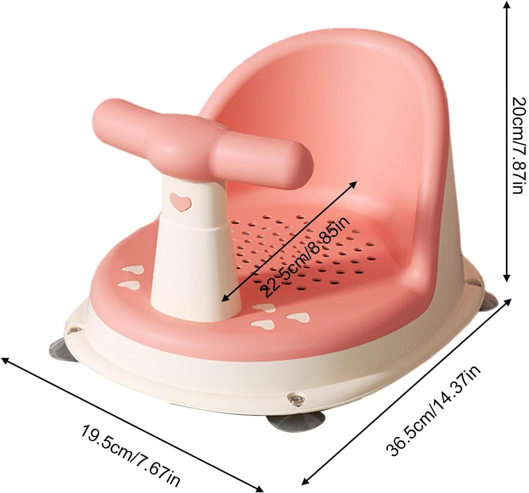 Baby Badewannensitz - Sitz Für Baby | Badesitz Für Babywanne | Rückenlehne Badestuhl Mit Saugnäpfen