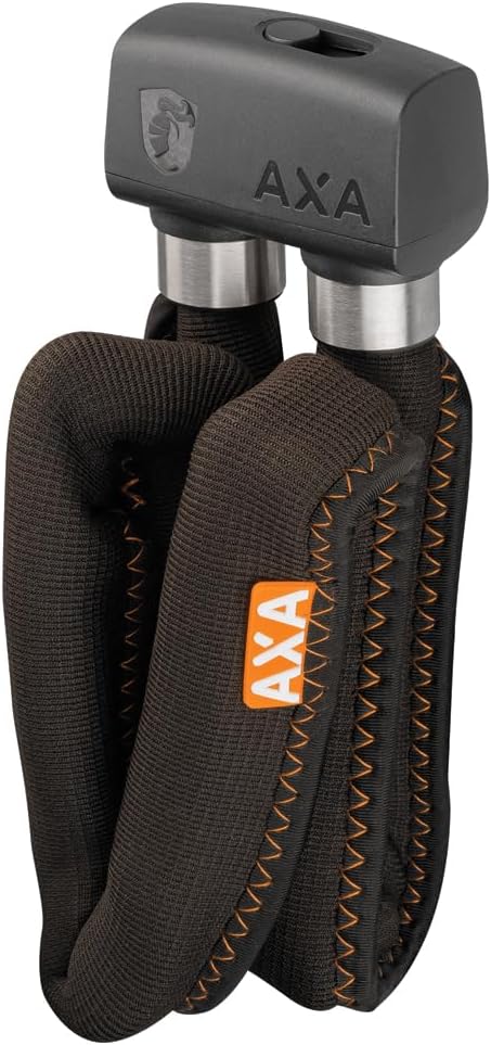 Axa Faltschloss Foldable Lock 800 Länge 100 cm Level 9 inkl. Fahrradklingel