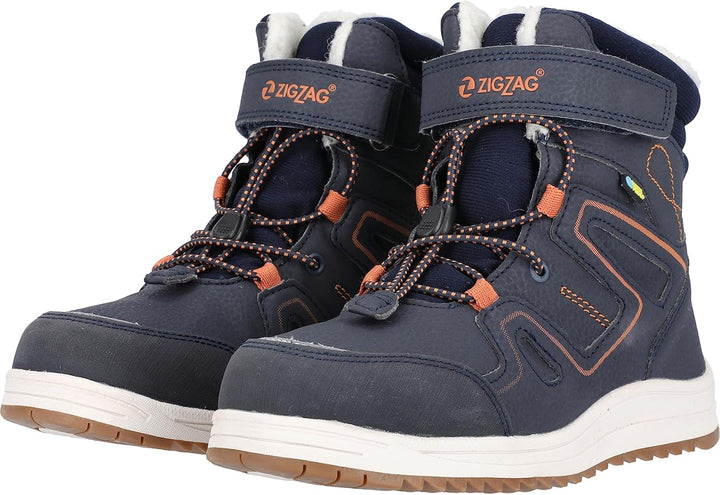 ZIGZAG Kinder Winterstiefel 'Rincet' mit Stabiler TPR-Laufsohle Robuster Winterstiefel mit wasserdic