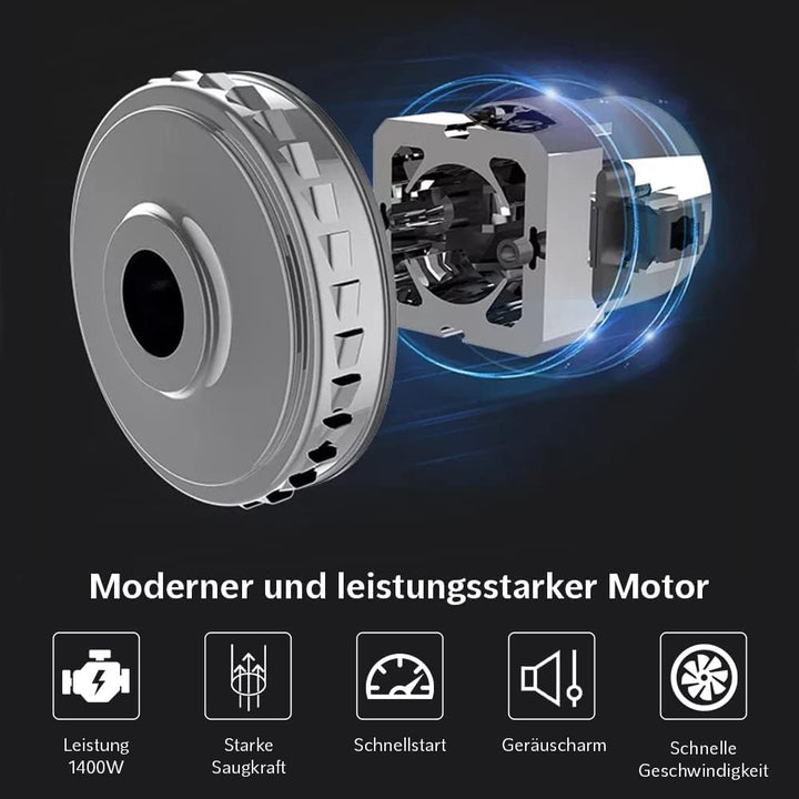 Kanwod Superwash Teppichbodenreiniger Waschsauger Universal Nass & Trockensauger | 1400W | Waschdüse