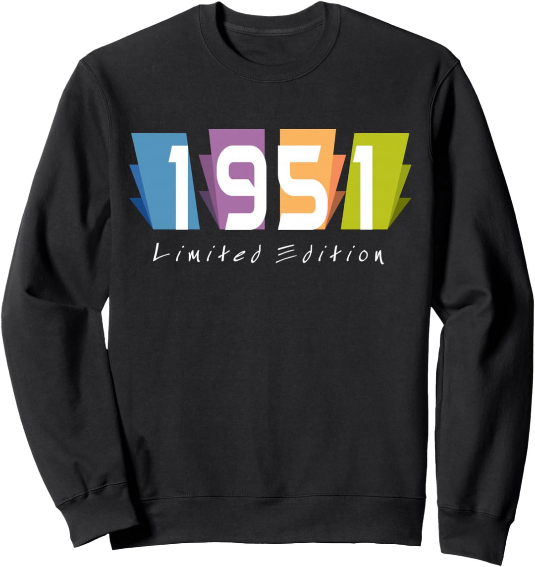 73. Geburtstag Mann Frau 73 Jahre 1951 Deko Lustig Geschenk Sweatshirt