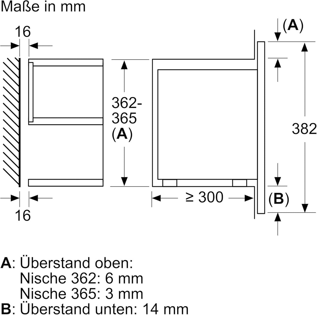 Siemens BE732L1B1 iQ700 Einbau-Mikrowelle, Schwarz, cookControl10 - Automatikprogramme, humidClean P