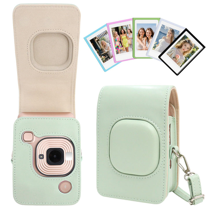 HIYQIN Mini LiPlay Tasche und Magnetische Bilderrahmen, Schutzhülle Kompatibel mit Fujifilm Instax L