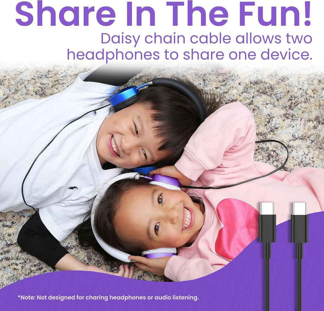 Puro Sound Labs PuroQuiet Plus Lautstärkebegrenzte On-Ear Active Noise Cancelling Bluetooth Kopfhöre